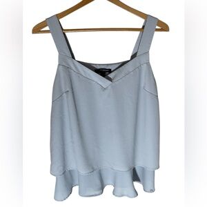 E3- Elegant Banana Republic- Light Blue Women's Medium Tank Top - Lightweight